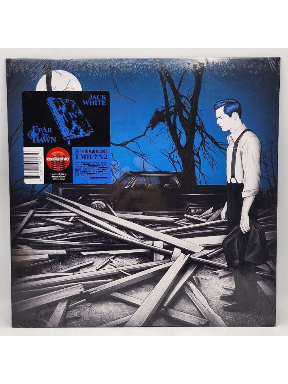 Jack White Fear Of The Dawn Moon Glow White Vinyl LP 2021 Third Man Target